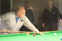 An afternoon at the snooker club